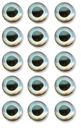 Ojos 3D Adhesivos Pupila Oval