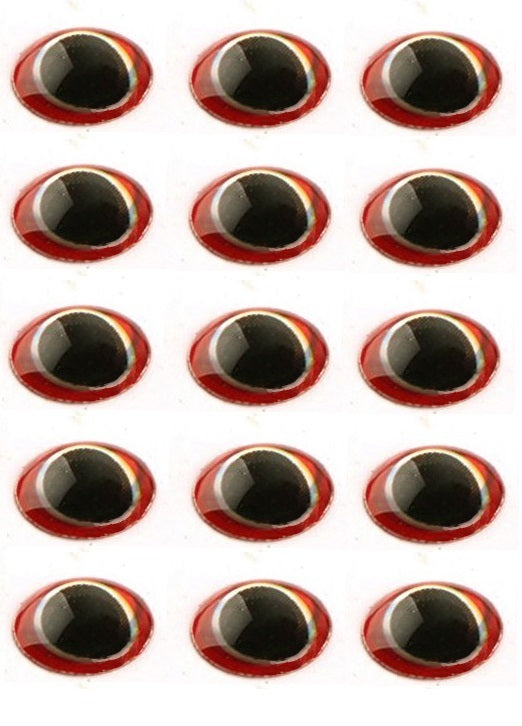 Ojos 3D Adhesivos Pupila Oval