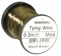 Tinsel metálico redondo 0.10mm 0.20mm 0.30mm & 0.50mm