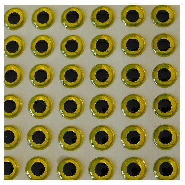 Ojos Adhesivos 3D Sólidos
