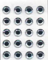 Ojos Adhesivos 3D Sólidos