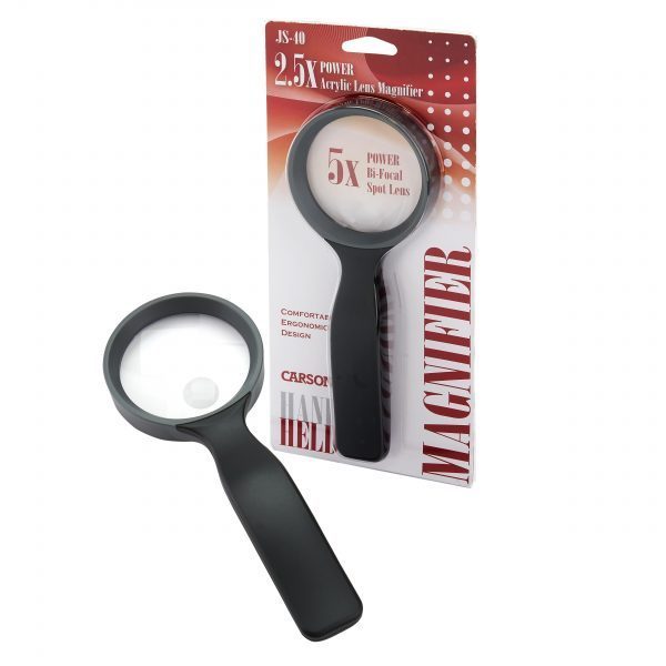 Lupa multiusos bifocal de 2.5x y 5x aumentos