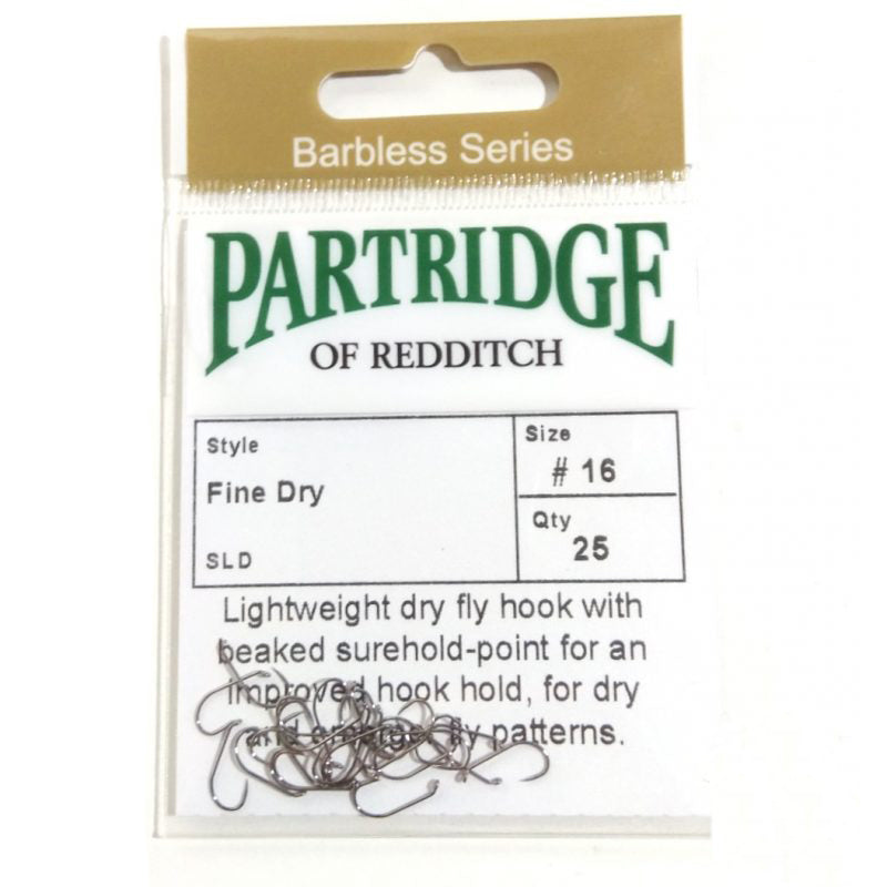 Anzuelo Partridge SLD2 Sin Muerte (Barbless)
