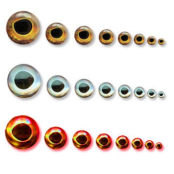 Ojos 3D Adhesivos Pupila Oval